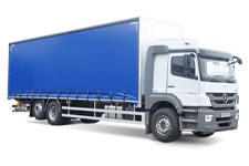 Minibus Rental Belfast - 26 Tonne Curtain Side Truck - Truck hire Belfast