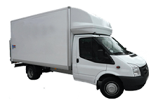 Minibus Rental Belfast - Ford Luton 3.5 ton Tail Box Lift Truck - Truck hire Belfast